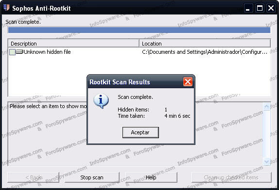 Sophos Anti-Rootkit