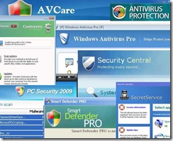 Varios Falsos Antivirus