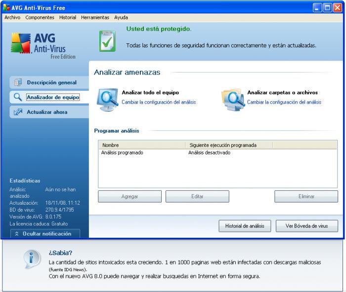 AVG Anti-Virus Free 2011 Descargar Gratis