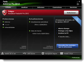 Panda Antivirus Pro 2012